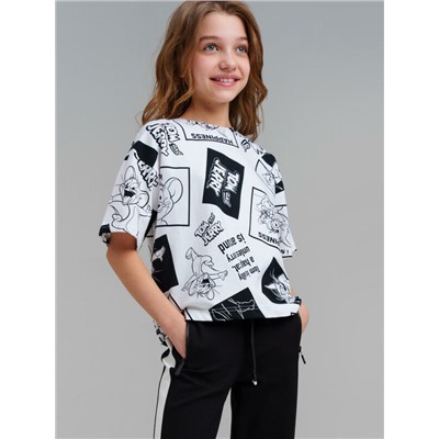 Фуфайка трикотажная для девочек (футболка)