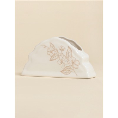 Салфетница SL Home «Аманде», 15×4×7.8 см, фарфор, белая
