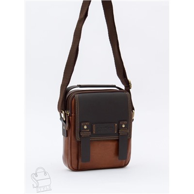 Сумка мужская кожаная 3012TR d.brown Tough Ryder в Новосибирске