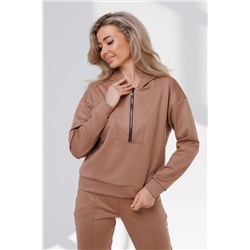 Костюм спортивный без начеса на молнии 43065