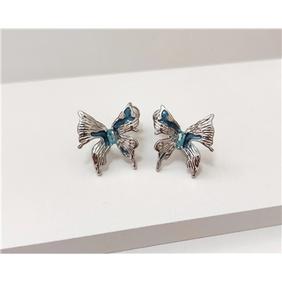 Серьги-клипсы Бабочки