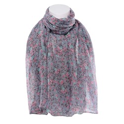 Палантин 1520 Цветочный узор