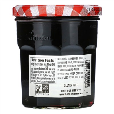 Bonne Maman, Blackberry Preserves, 13 oz (370 g)