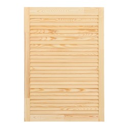 Жалюзийная дверь для бани и сауны, 85×59.4 см, хвоя
