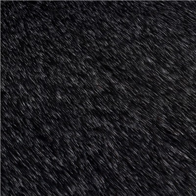 Ткань для рукоделия, «Мех» на трикотажной основе, лоскут 100×150 см, цвет меланж серый