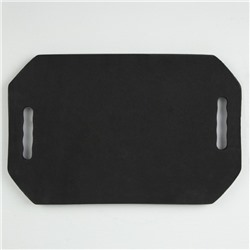 Зеркало с ручками, 20×28/25.3×41 см, чёрное