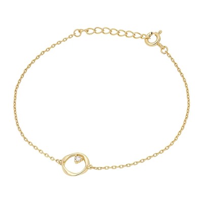 Браслет, куб.циркон., NS-5374