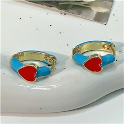 Серьги с замком кольцо арт. 13 2869 (id 272991)