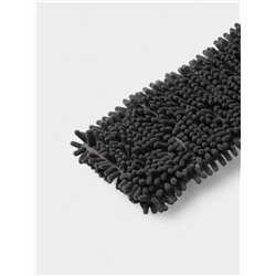 Насадка для плоской швабры «Доляна», 40×10 см, микрофибра букли, 80 г, серая