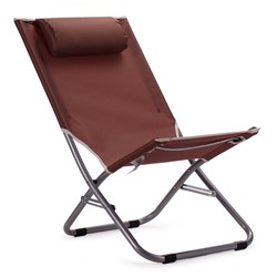 Кресло складное КОРИЧНЕВЫЙ № 9 92х25х90 /уп6/