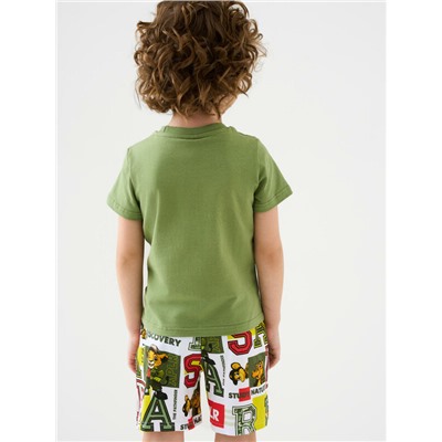 Комплект трикотажный для мальчиков: фуфайка (футболка), шорты