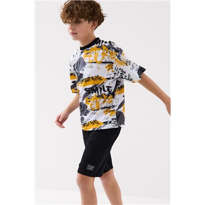 Комплект трикотажный для мальчиков: фуфайка (футболка), шорты PLAYTODAY, 1240970