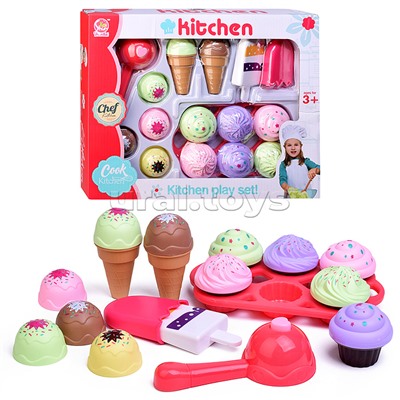 Набор посуды с продуктами SK18D "Десерт" в коробке