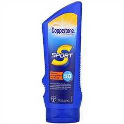 Coppertone, Sport, Sunscreen Lotion, SPF 50, 7 fl oz (207 ml)