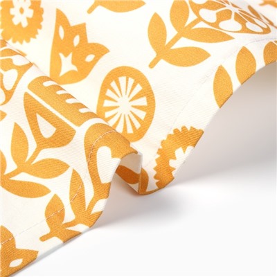 Скатерть «Этель» Yellow garden, 146×180 см, 100% хлопок, саржа 190 г/м²