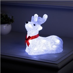 Светодиодная фигура «Оленёнок» 15×16×10 см, акрил, 20 LED, батарейки АА × 3 (не в комплекте), свечение белое