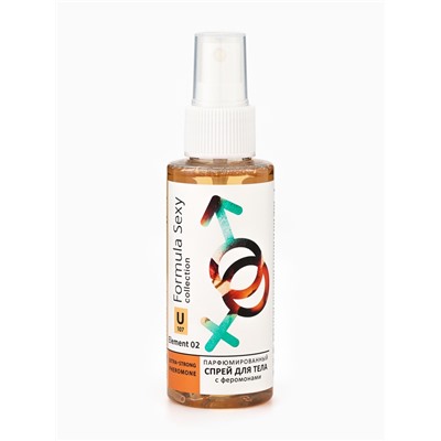 Мист парфюмированный спрей с феромонами для тела Formula Sexy Element 02 U107, 100 мл (по мотивам Molecules Escentric 02 (Escentric Molecules)