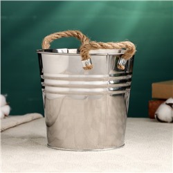 Кашпо «Ведёрко Элла», 15×11.5×14 см