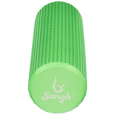 Ролик массажный Sangh, 45×15 см, цвет зелёный