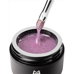 MANITA Гель моделирующий для ногтей с хлопьями юки / Builder Gel Flash №02, 15 мл 28219