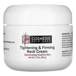 Life Extension, Cosmesis Skin Care, подтягивающий и укрепляющий крем для шеи, 56 г (2 унции)