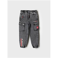 Брюки текстильные джинсовые для мальчиков