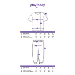 Комплект (Футболка+Брюки) PLAYTODAY, 1037982