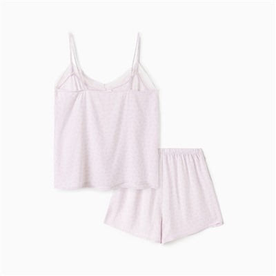 Пижама женская (майка, шорты) KAFTAN, размер 52-54, сиреневая