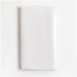 Наволочка, 50×70 см, белая, бязь, хлопок 100%