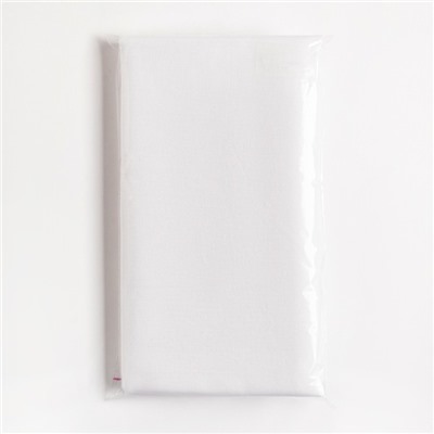 Наволочка, 50×70 см, белая, бязь, хлопок 100%