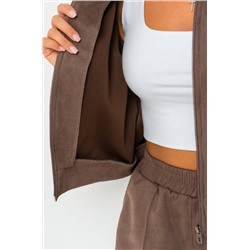 Женский брючный костюм из экозамши Happyfox