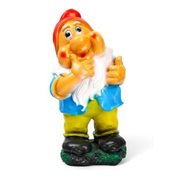 Садовая фигура из гипса «Гном веселый», 43×19×24 см