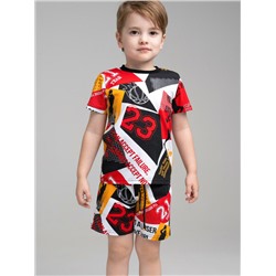 Комплект трикотажный для мальчиков: фуфайка (футболка), шорты