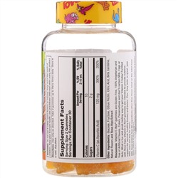 KAL, Vitamin C-Rex Yummy Gummy, Orange, 120 mg, 60 Gummies