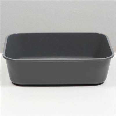 Туалет Сима без сетки 29×38×10.5 см серый FIX