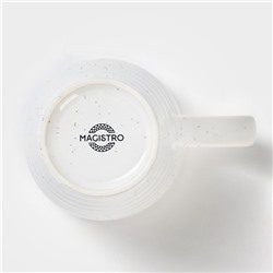 Кружка Magistro Urban, 320 мл, фарфор, белая