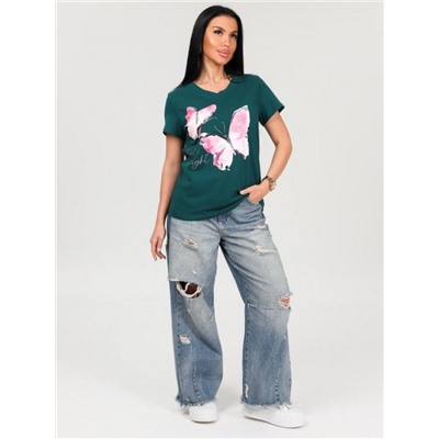 Футболка "Поликсена" (Изумрудный)