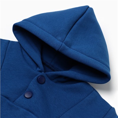 Толстовка детская «Крошка Я» Blueberry, рост 62-68 см, синяя