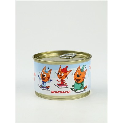 Леденцы монпансье в консервной банке «Три кота Новый год» 3 шт.