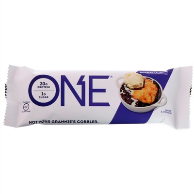One Brands, ONE Bar, Blueberry Cobbler, 12 Bars, 2.12 oz (60 g) Each