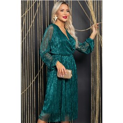 Платье Млечный путь (зеленое) П11534