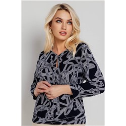 Блузка женская  1986/19/Темно-синий