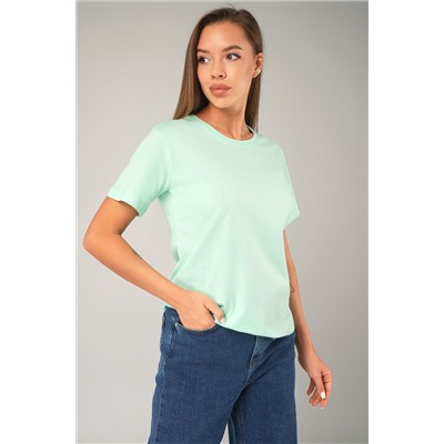 Женская базовая хлопковая футболка Happyfox