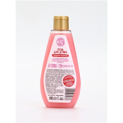 Подарочный набор новогодний: гель для душа и мочалка для тела, аромат сладкий леденец, URAL LAB