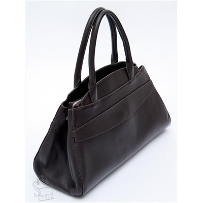 Сумка женская кожаная 3380-2QP d.coffee Polina&Eiterou  в Новосибирске