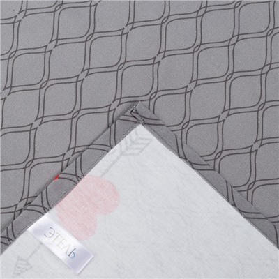 Фартук «Этель» Love 60×65 см см, 100% хлопок, саржа 190 г/м²