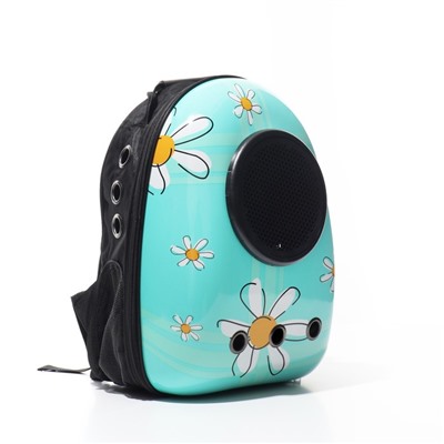 Рюкзак для переноски кошек и собак «Ромашка», 32×26×44 см, с окном