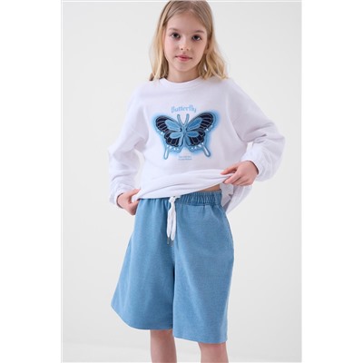 Шорты трикотажные для девочек PLAYTODAY, 1243841