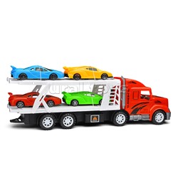 Автовоз "Мега сила" с гоночными авто, под колпаком