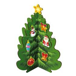 Игра развивающая деревянная на липучках "Наряжаем Ёлочку"